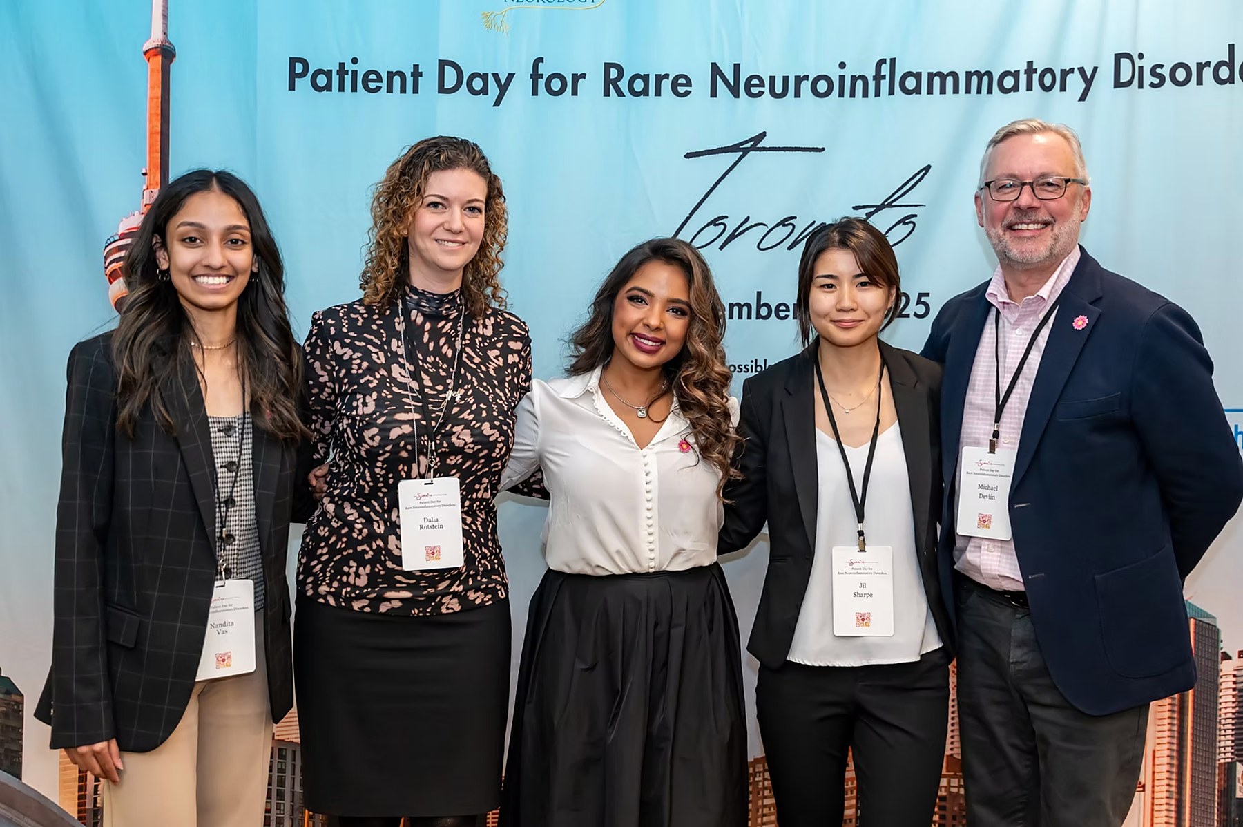 Group photo from a patient education day event